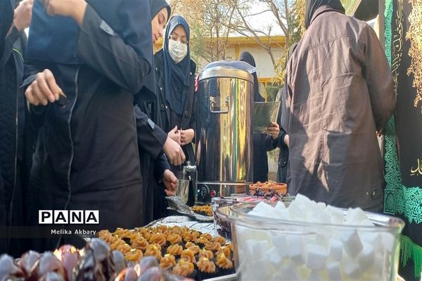 برپایی موکب بمناسبت دهه فاطمیه در دبیرستان دخترانه پرالک