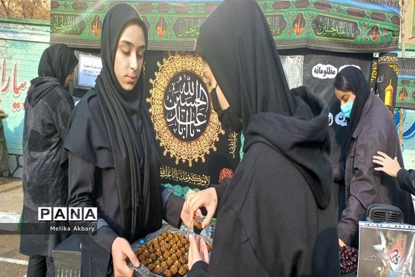 برپایی موکب بمناسبت دهه فاطمیه در دبیرستان دخترانه پرالک