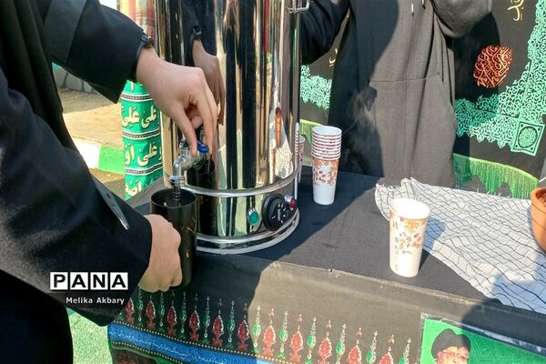 برپایی موکب بمناسبت دهه فاطمیه در دبیرستان دخترانه پرالک