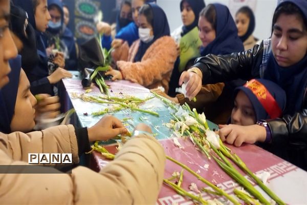 مراسم استقبال از شهید گمنام در شهرستان نظرآباد