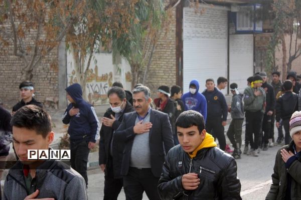 مراسم سالروز شهادت حضرت زهرا (س)هیأت‌های عزاداری دانش‌آموزی جوادآباد