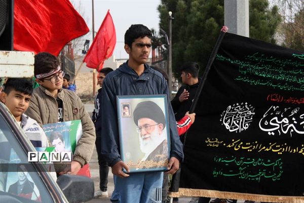 مراسم سالروز شهادت حضرت زهرا (س)هیأت‌های عزاداری دانش‌آموزی جوادآباد