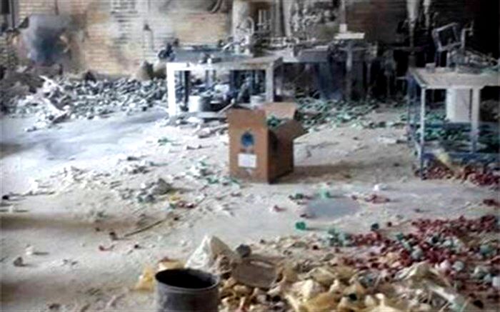 ۶۵ مصدوم در حادثه آتش‌سوزی کارخانه تولید رنگ در شهرک  شهید سلیمی
