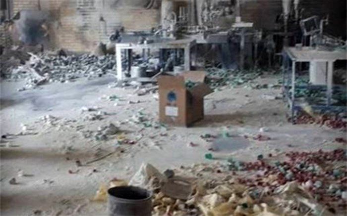 ۶۵ مصدوم در حادثه آتش‌سوزی کارخانه تولید رنگ در شهرک  شهید سلیمی