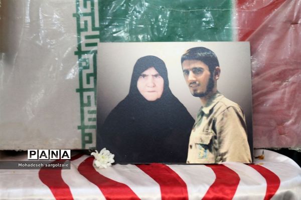 تشییع شهید گمنام  در میاندورود