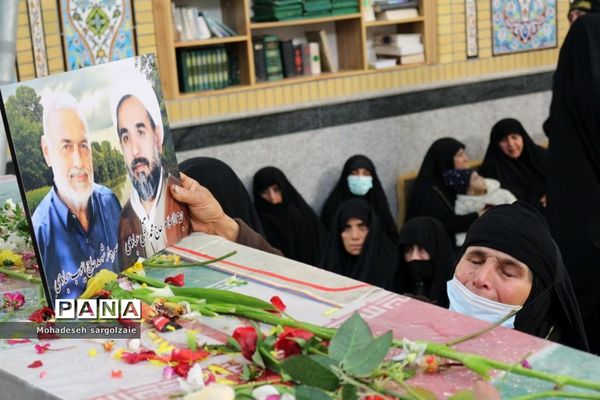 تشییع شهید گمنام  در میاندورود