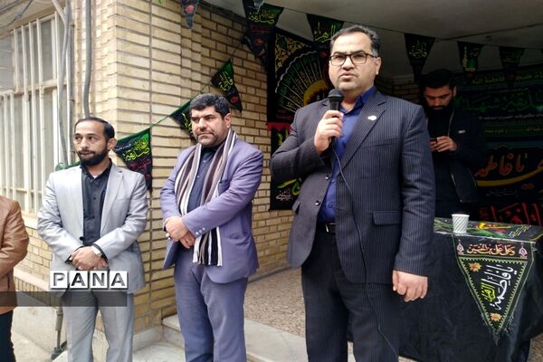 مراسم عزاداری حضرت فاطمه زهرا(س) در ناحیه یک اهواز