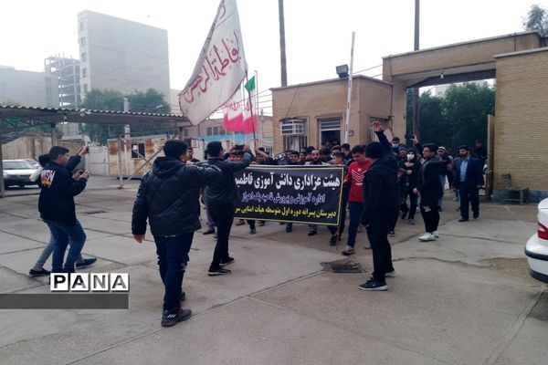 مراسم عزاداری حضرت فاطمه زهرا(س) در ناحیه یک اهواز