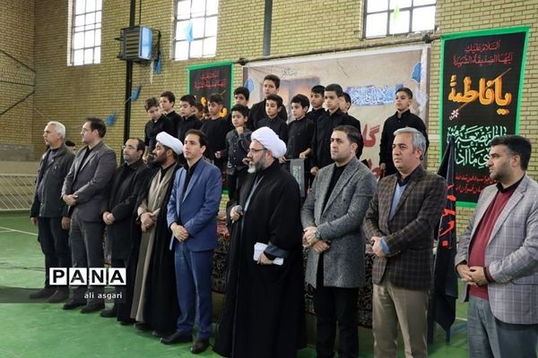 مراسم عزاداری نوگلان فاطمی در باغستان شهرستان شهریار