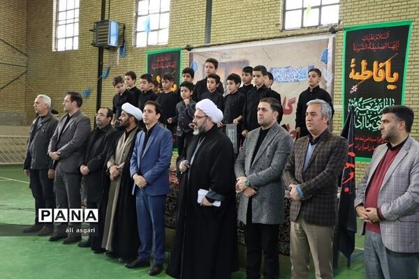 مراسم عزاداری نوگلان فاطمی در باغستان شهرستان شهریار