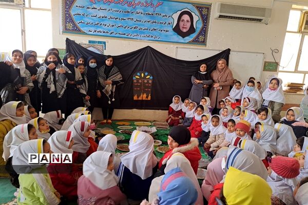 برگزاری مراسم سوگواری شهادت حضرت فاطمه (س)در مدارس شهرستان حمیدیه