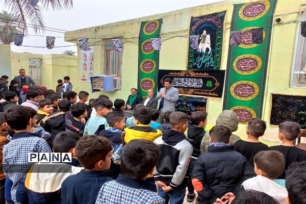برگزاری مراسم سوگواری شهادت حضرت فاطمه (س)در مدارس شهرستان حمیدیه