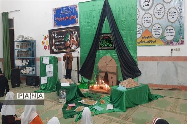 بازدید از نمایشگاه بیت الاحزان در حمیدیه