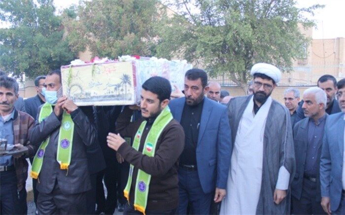 برگزاری آیین "در محضر شهید گمنام" در اداره کل آموزش و پرورش استان بوشهر