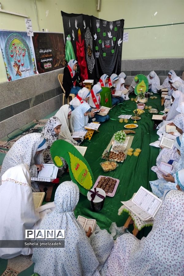 مراسم مجلس  عزاداری حضرت فاطمه زهرا ( س) در مدارس شادگان