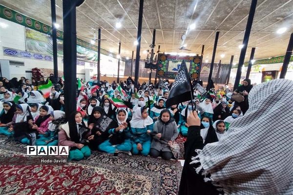 مراسم شهادت حضرت فاطمه زهرا (س ) در مدارس آباده