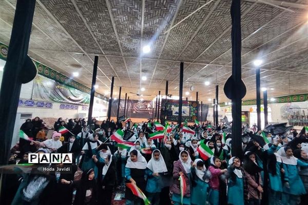 مراسم شهادت حضرت فاطمه زهرا (س ) در مدارس آباده