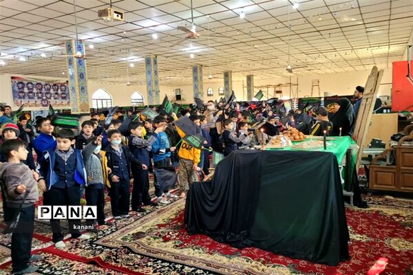 قافله عزای نوگلان فاطمی در مشهدمرغاب به‌مناسبت شهادت حضرت فاطمه زهرا (س)
