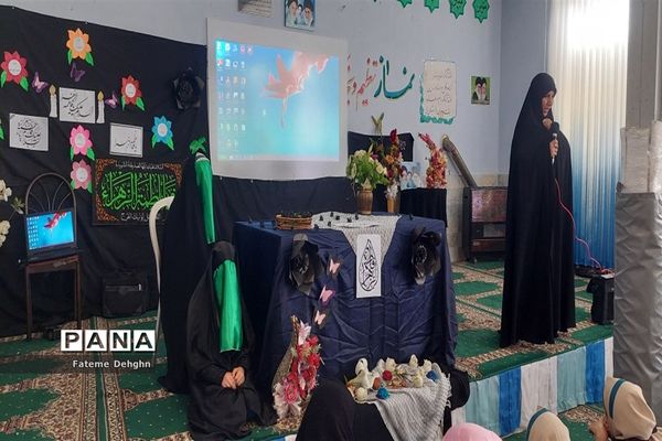 برگزاری سوگواری ایام فاطمیه در مدارس دخترانه کاشمر