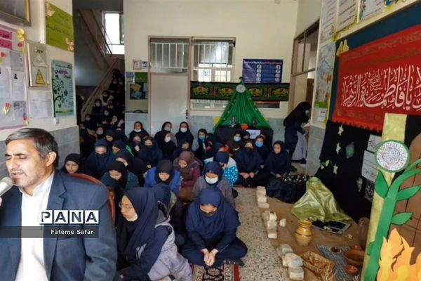 برگزاری سوگواری ایام فاطمیه در مدارس دخترانه کاشمر