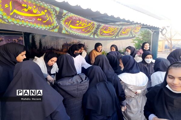 برگزاری سوگواری ایام فاطمیه در مدارس دخترانه کاشمر