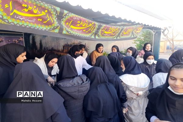 برگزاری سوگواری ایام فاطمیه در مدارس دخترانه کاشمر