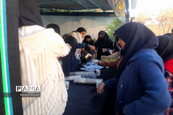 برگزاری سوگواری ایام فاطمیه در مدارس دخترانه کاشمر