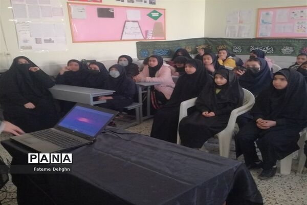 برگزاری سوگواری ایام فاطمیه در مدارس دخترانه کاشمر