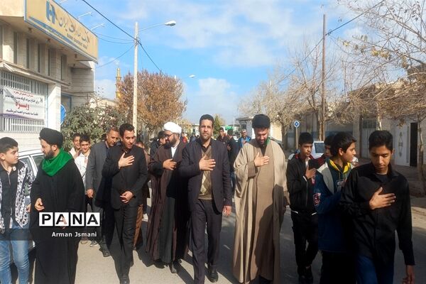 دانش‌آموزان کندر در سوگ حضرت فاطمه زهرا(س)
