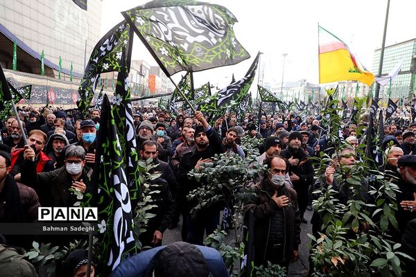 اجتماع فاطمیون در میدان هفت تیر