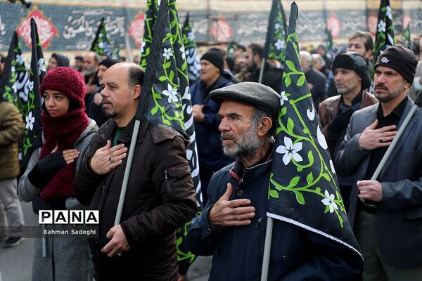 اجتماع فاطمیون در میدان هفت تیر