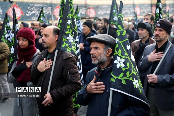 اجتماع فاطمیون در میدان هفت تیر