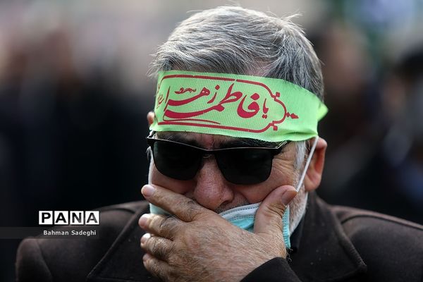 اجتماع فاطمیون در میدان هفت تیر