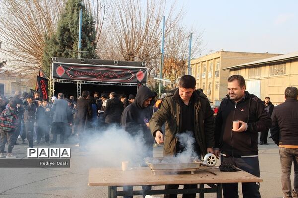 اقامه عزای هیأت دانش‌آموزی انصارالمهدی(عج)آموزش و پرورش اسلامشهر