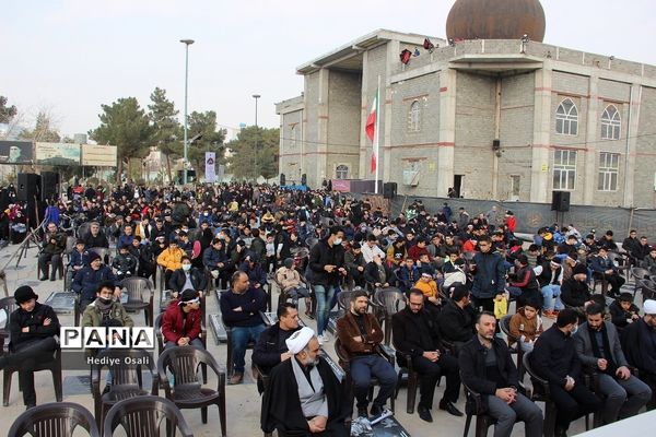اقامه عزای هیأت دانش‌آموزی انصارالمهدی(عج)آموزش و پرورش اسلامشهر