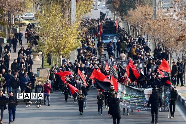 اقامه عزای هیأت دانش‌آموزی انصارالمهدی(عج)آموزش و پرورش اسلامشهر