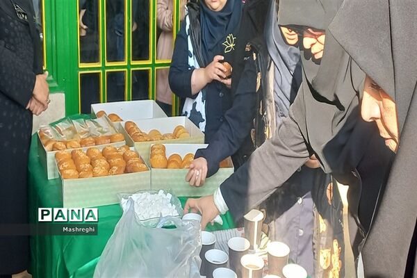 مراسم عزاداری دهه فاطمیه هیأت دانش‌آموزی ریحانه الحسین دبیرستان شاهد مسفروش کاشان