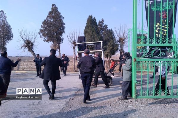 عزاداری شهادت حضرت فاطمه زهرا (س) در روستای جعفرآباد بخش جوادآباد