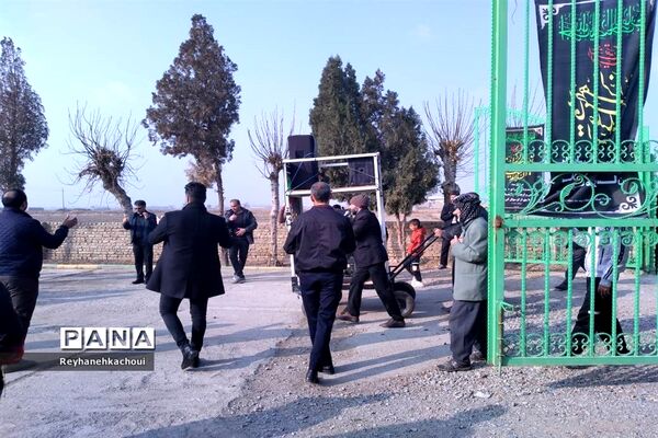 عزاداری شهادت حضرت فاطمه زهرا (س) در روستای جعفرآباد بخش جوادآباد
