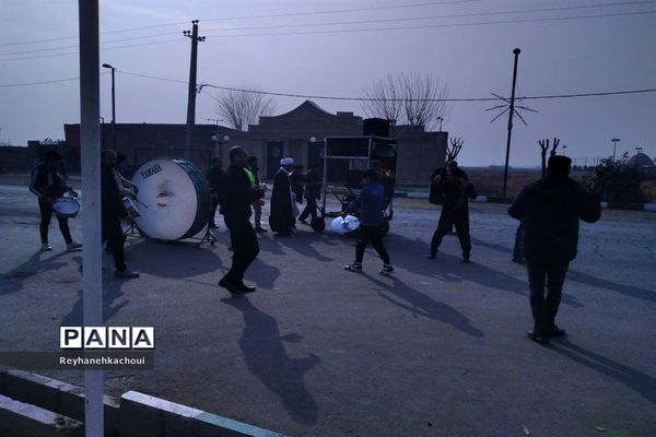 عزاداری شهادت حضرت فاطمه زهرا (س) در روستای جعفرآباد بخش جوادآباد