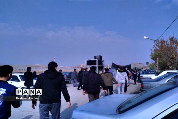 عزاداری شهادت حضرت فاطمه زهرا (س) در روستای جعفرآباد بخش جوادآباد