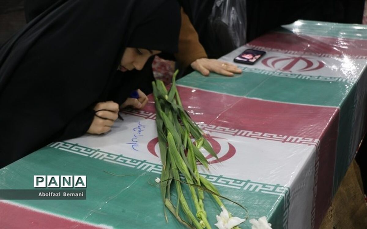 شهید گمنام میهمان دختران دهه هشتادی جعفرآباد قم/فیلم