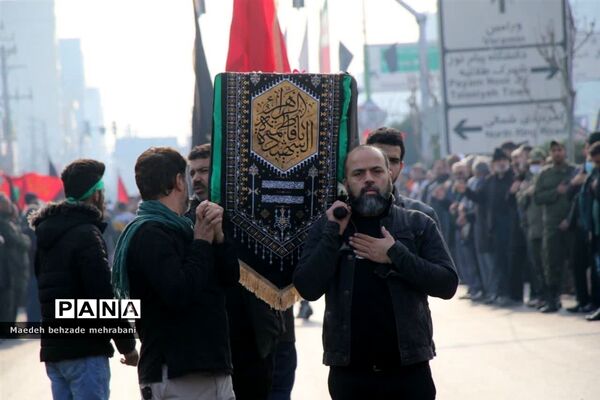 دسته عزاداری به مناسب شهادت فاطمه زهرا(س) در شهرستان قرچک