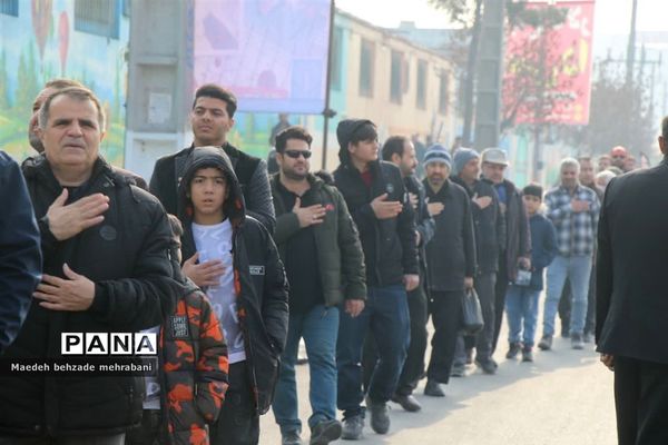 دسته عزاداری به مناسب شهادت فاطمه زهرا(س) در شهرستان قرچک