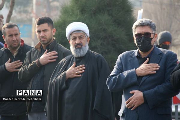 دسته عزاداری به مناسب شهادت فاطمه زهرا(س) در شهرستان قرچک