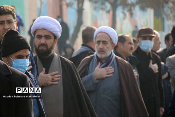 دسته عزاداری به مناسب شهادت فاطمه زهرا(س) در شهرستان قرچک