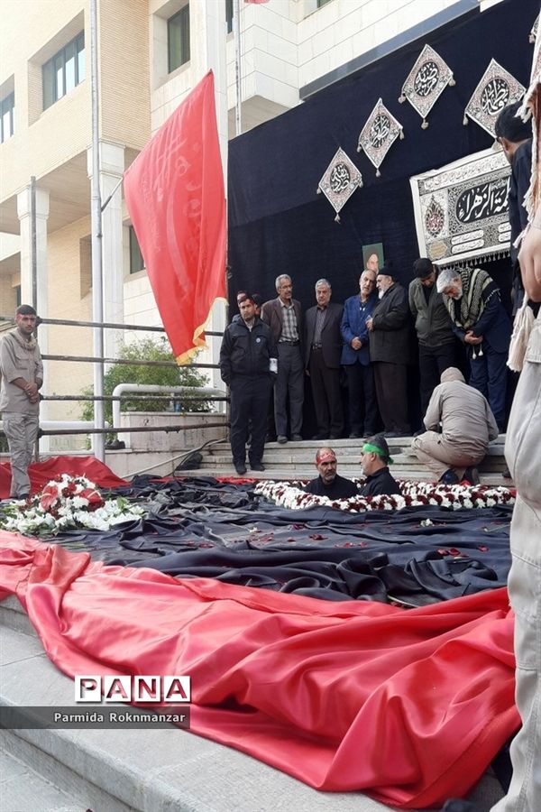 مراسم تشییع پیکر مطهر شهید گمنام  در شیراز