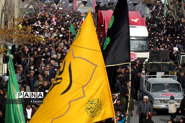 تشییع پیکر پاک شهدا گمنام در سالروز شهادت حضرت زهرا (س) در اصفهان