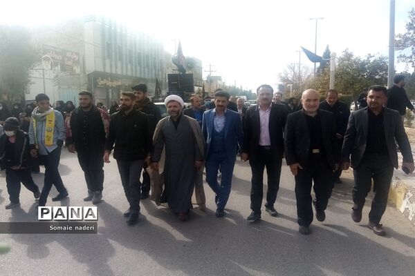 استقبال از شهید گمنام دفاع مقدس در منطقه ششده و قره بلاغ