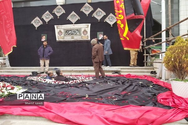 مراسم تشییع هشت تن از شهدای گمنام دوران دفاع مقدس در شیراز